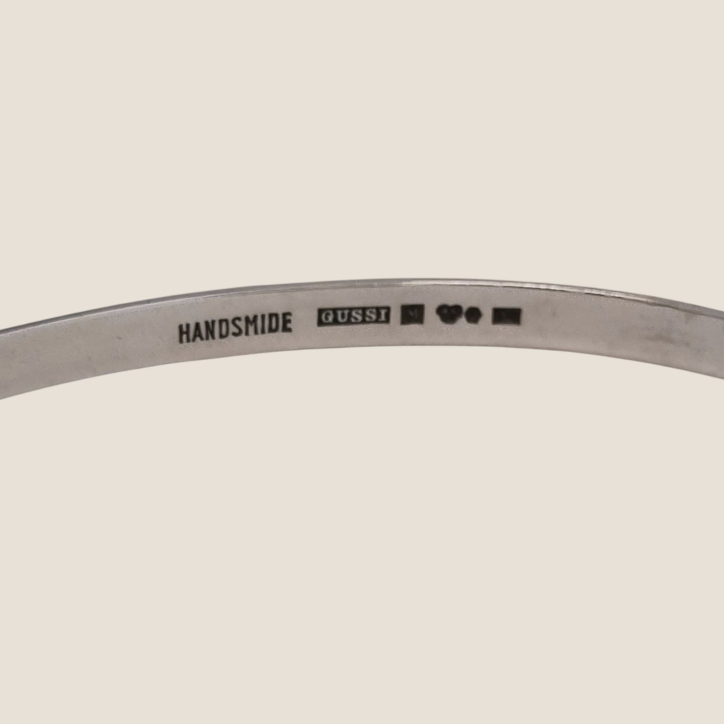 GUSSI, Sweden, 1964. Silver torque collar