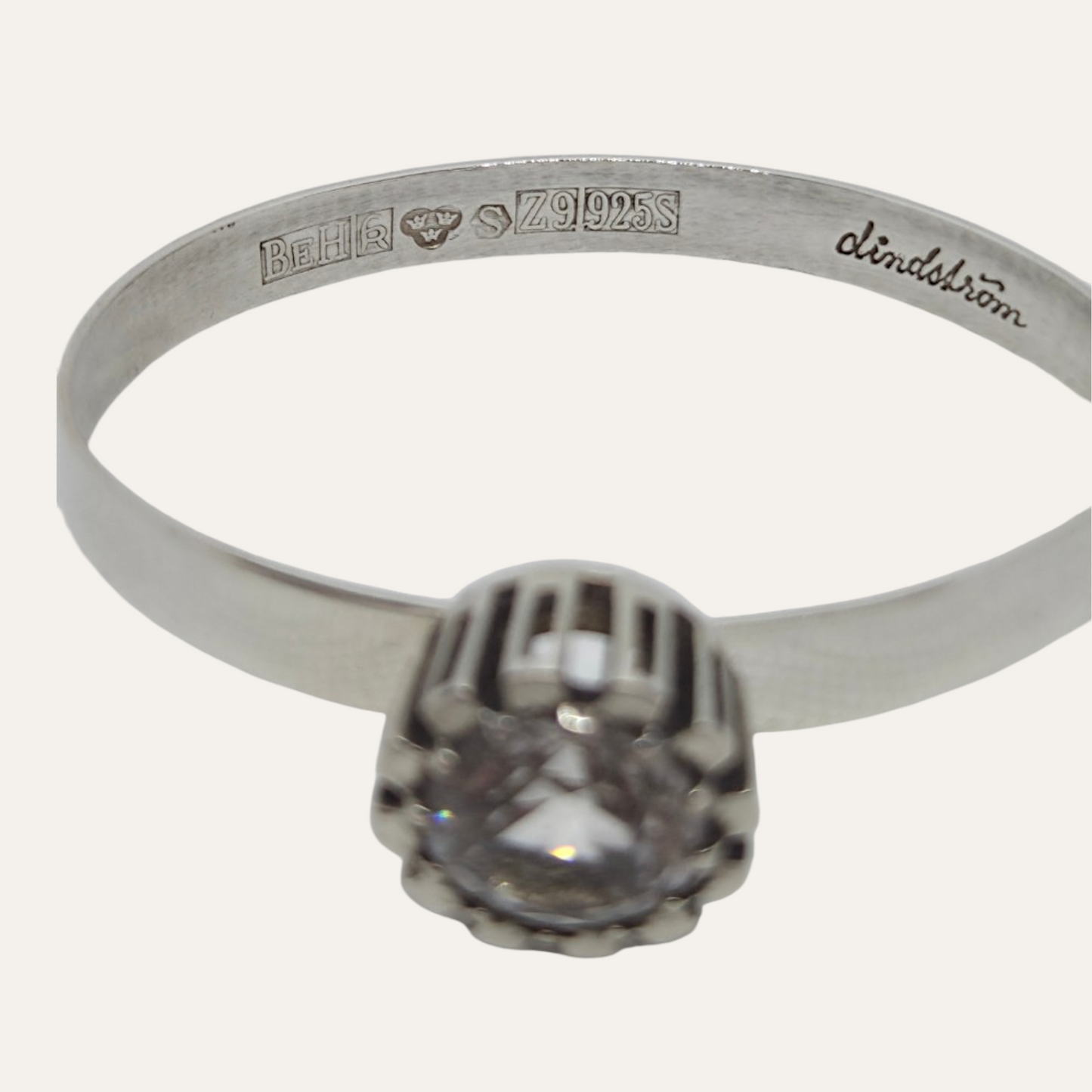 Åke Lindström For Bengt Hallberg, Sweden 1974. Sterling Silver Bangle