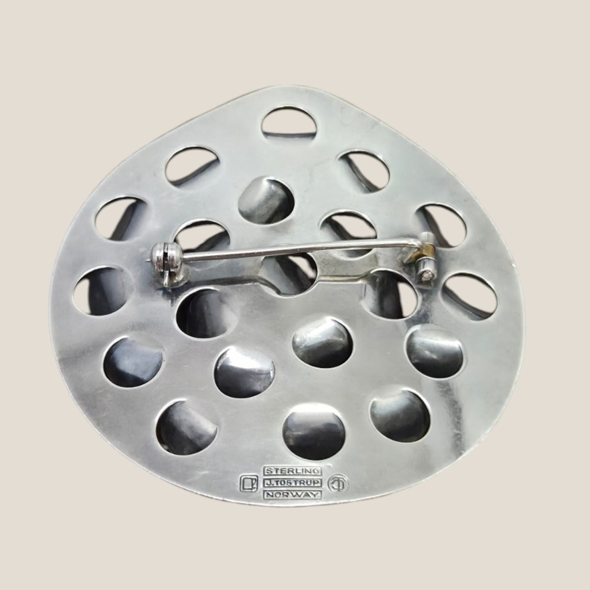 Grete Prytz Kittelsen for J.Tostrup, Norway. Sterling Silver Brooch