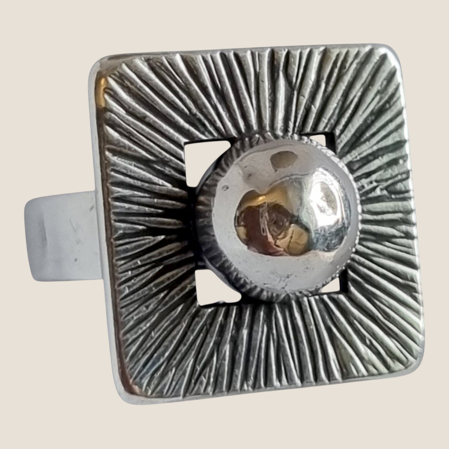 Elis Kauppi, Kupittaan Kulta, Finland. 1970 Silver ring