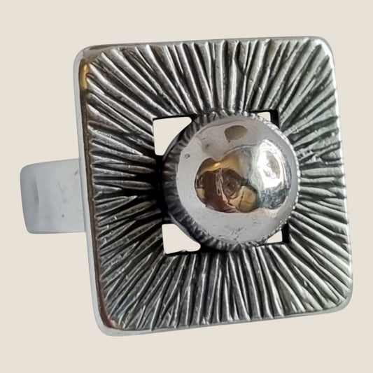 Elis Kauppi, Kupittaan Kulta, Finland. 1970 Silver ring