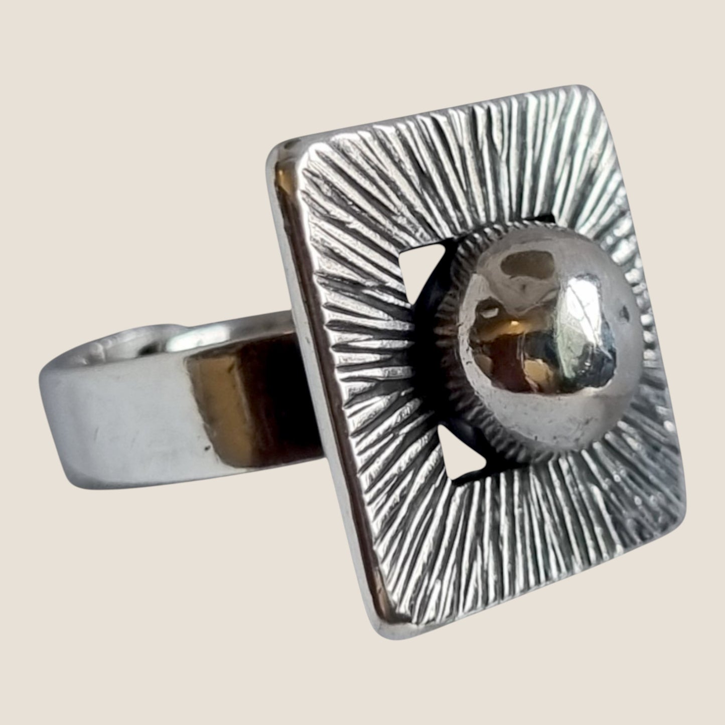 Elis Kauppi, Kupittaan Kulta, Finland. 1970 Silver ring