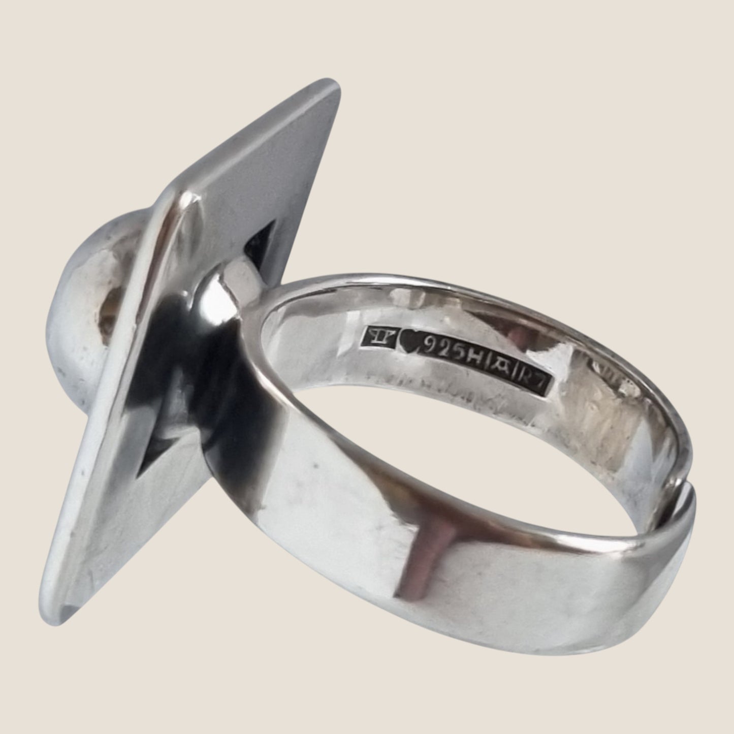 Elis Kauppi, Kupittaan Kulta, Finland. 1970 Silver ring