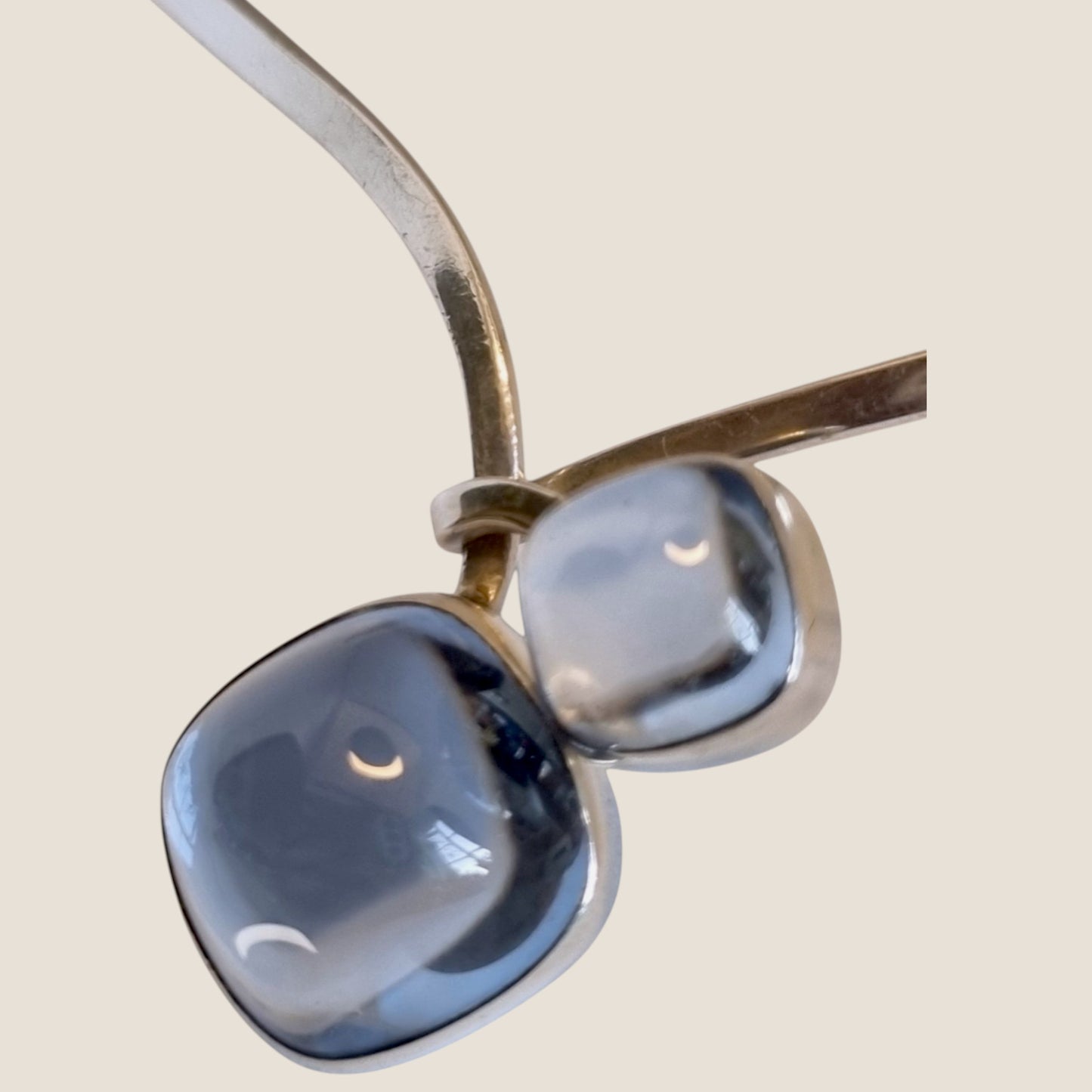 GUSSI, Sweden, 1964. Silver torque collar