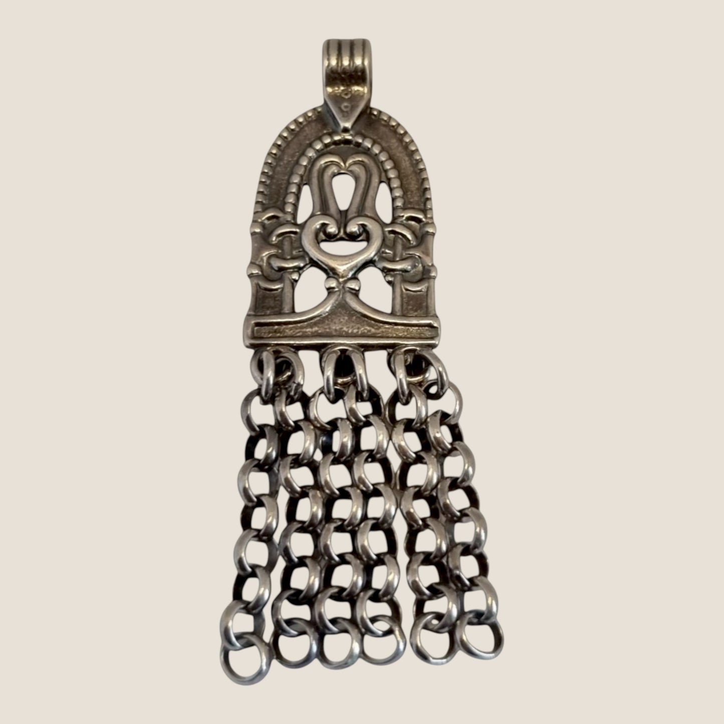 Kalevala Koru "Birds of paradise" Finland. 1985 Silver pendant