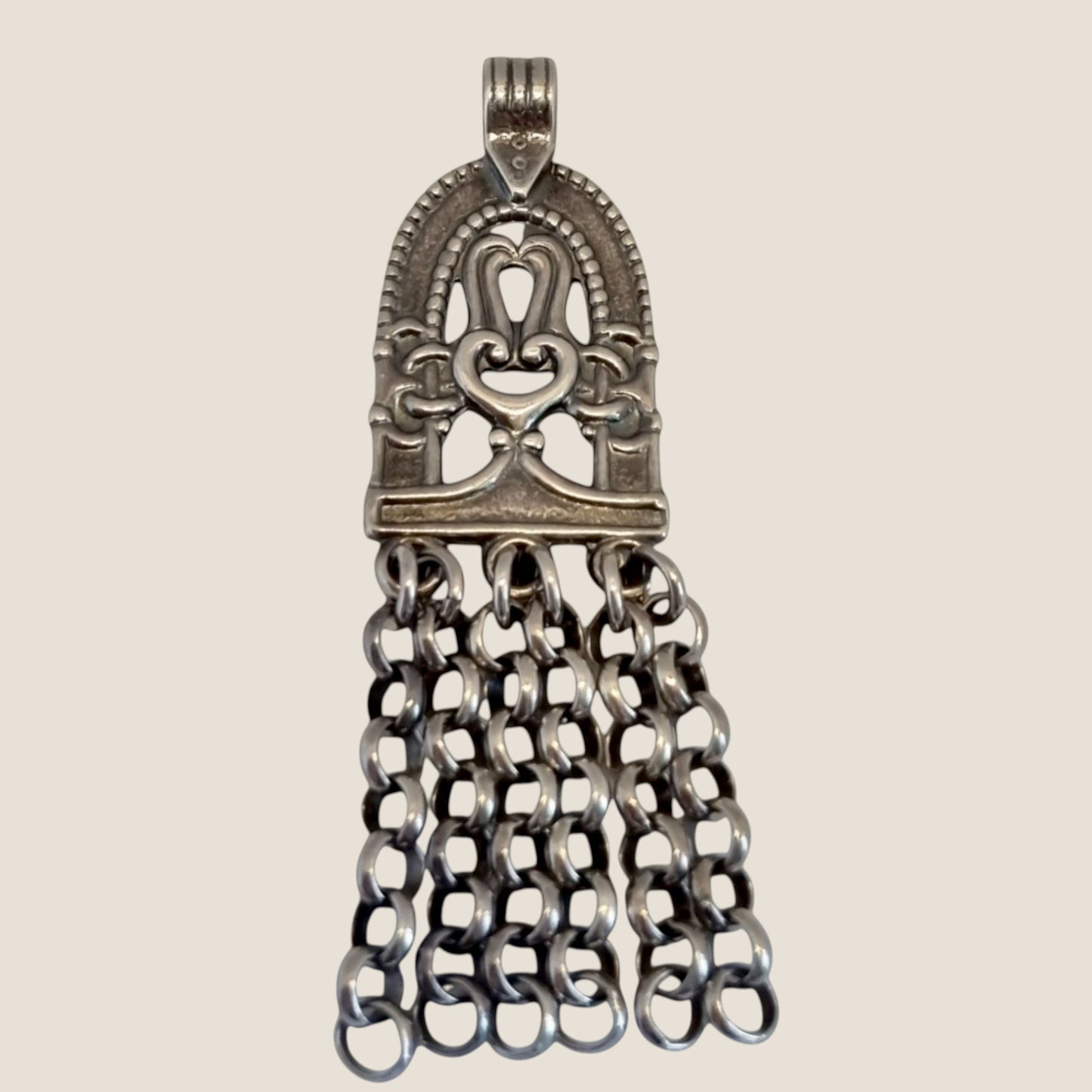 Kalevala Koru "Birds of paradise" Finland. 1985 Silver pendant