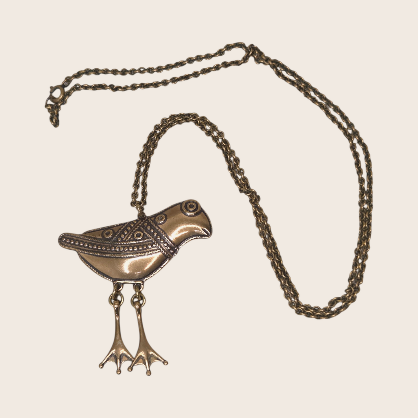 Kalevala koru bronze necklace
