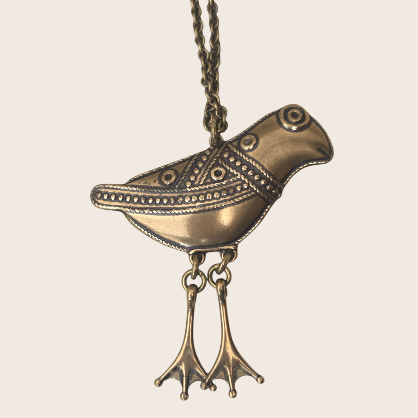 Kalevala koru bronze necklace