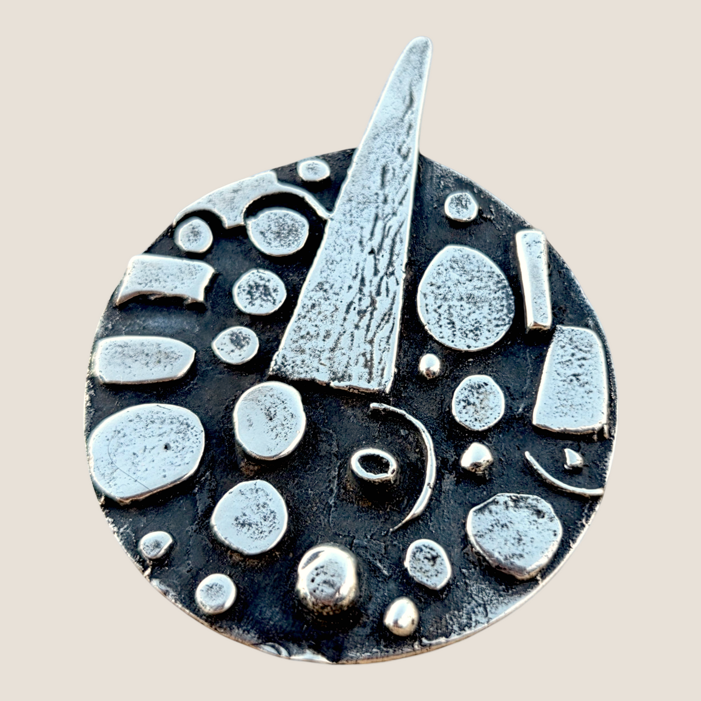 Olle Olsson, Kaplan, Sweden. Silver pendant / brooch 1952