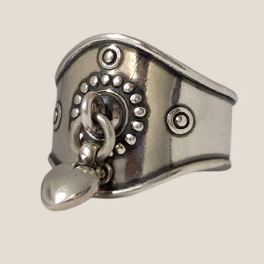 Kalevala koru, Finland 1966. Silver ring
