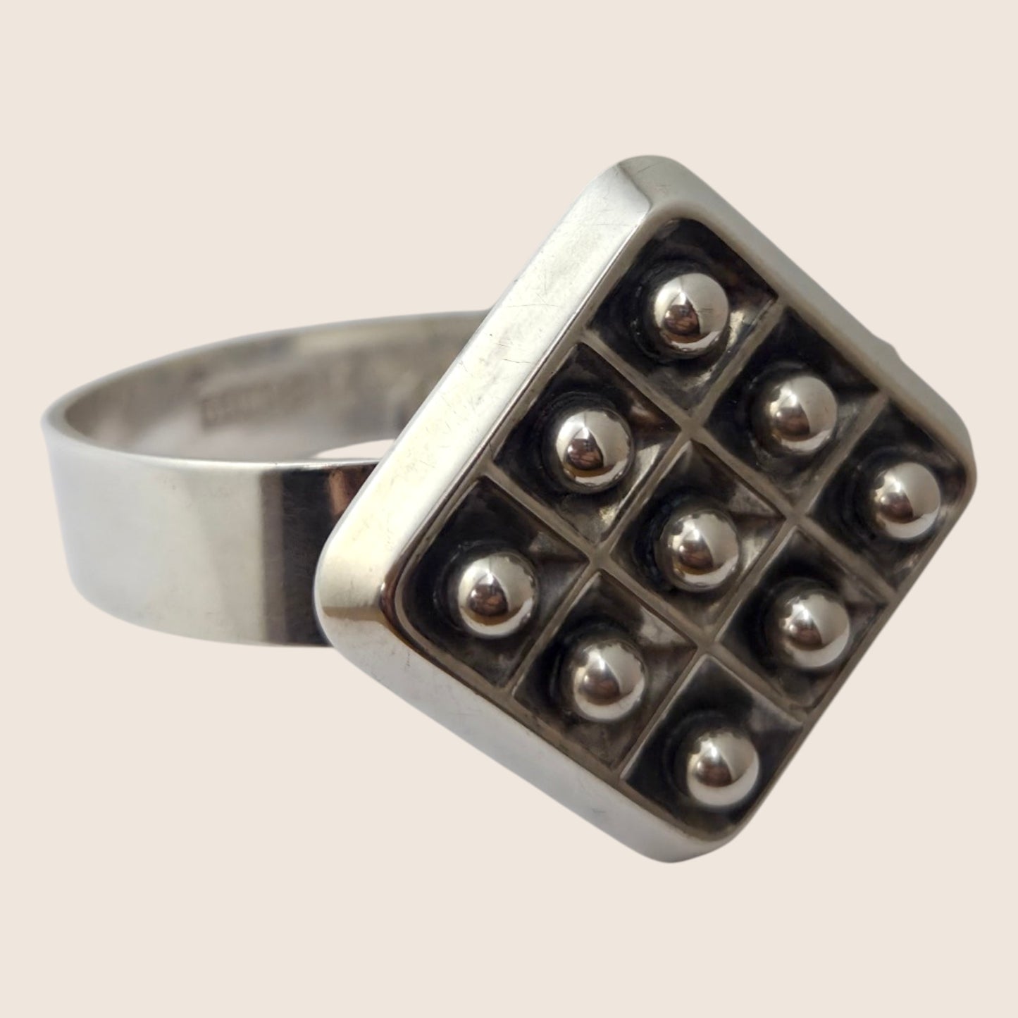 Gustaf Dahlgren & Co,1970, Sweden. Silver Bangle