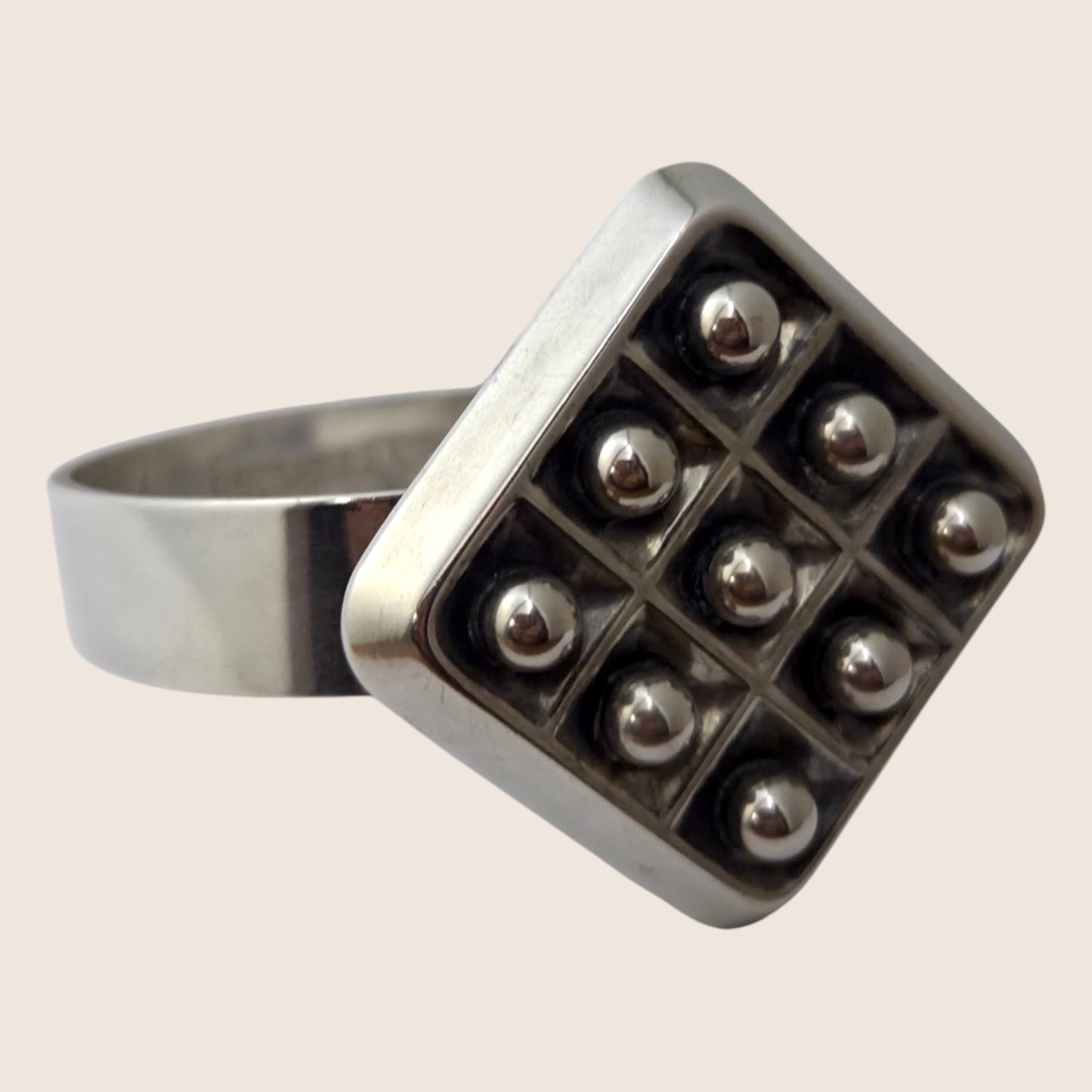 Gustaf Dahlgren & Co,1970, Sweden. Silver Bangle