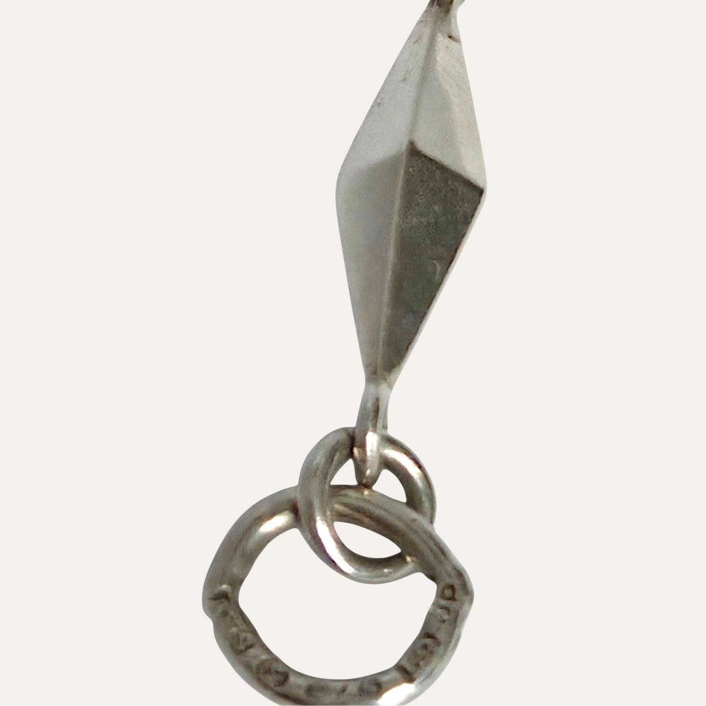 Arvo Saarela, 1961, Sweden. Silver Necklace With Semi-Precious Stones