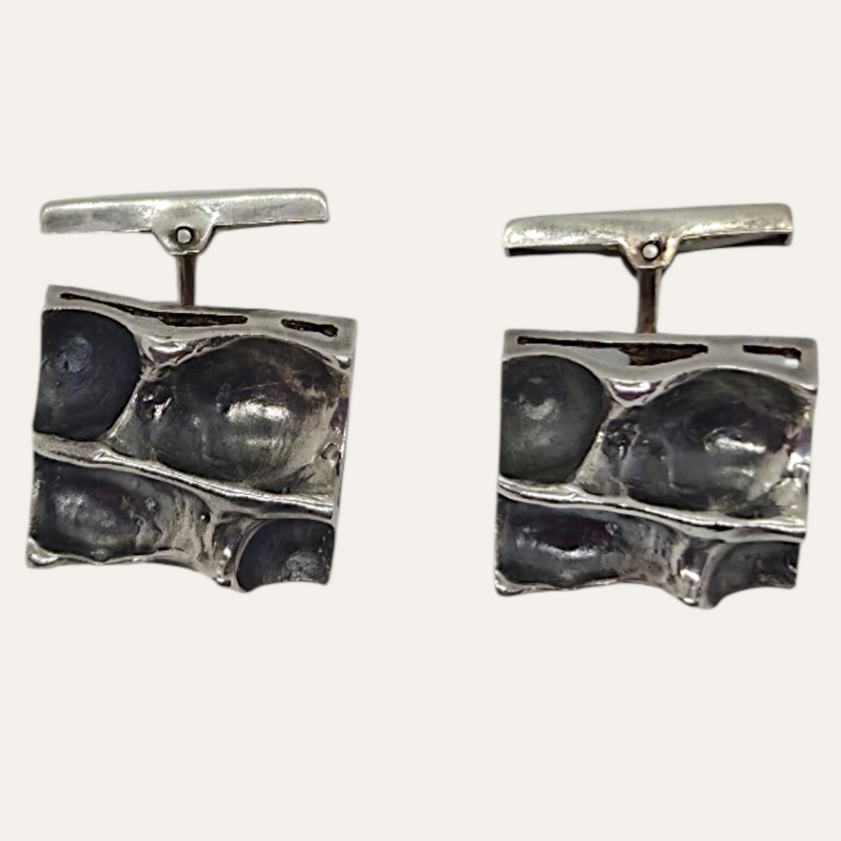 Örneus, Sweden. Vintage Cufflinks in Silver