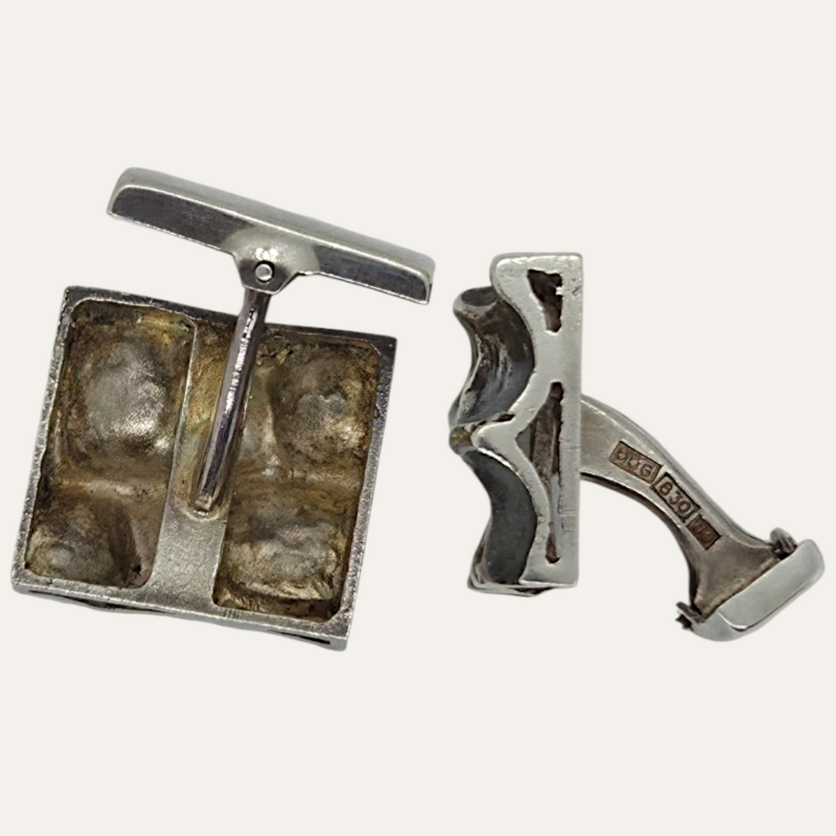 Örneus, Sweden. Vintage Cufflinks in Silver