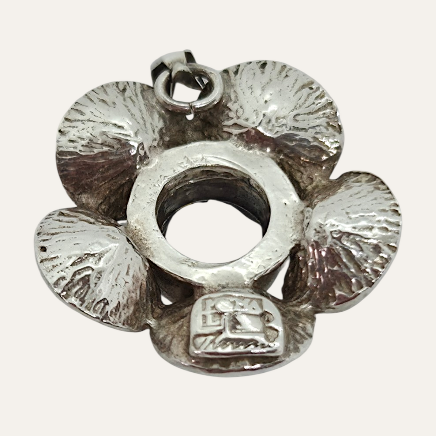Theresia Hvorslev,MEMA, Sweden, Floral Silver Pendant