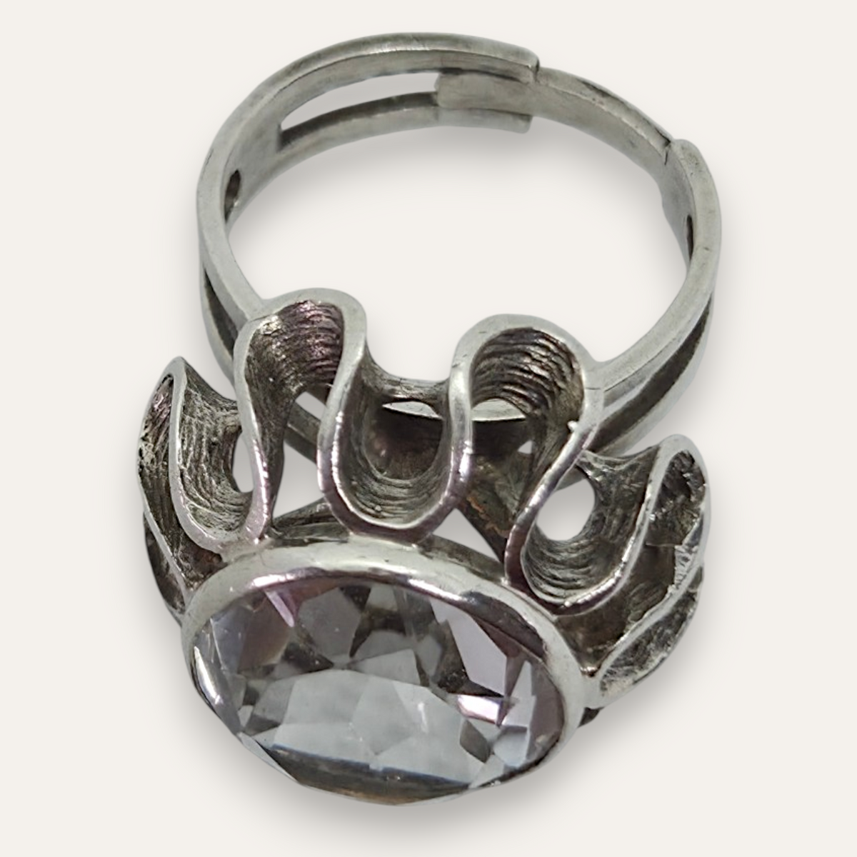 Örneus, 1973, Sweden. Adjusteble Silver Ring