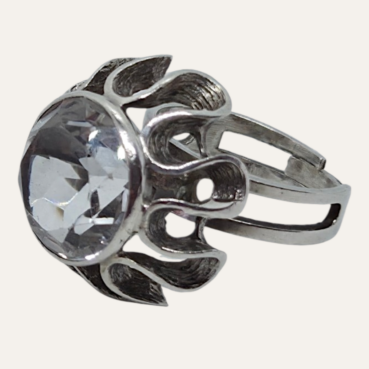 Örneus, 1973, Sweden. Adjusteble Silver Ring