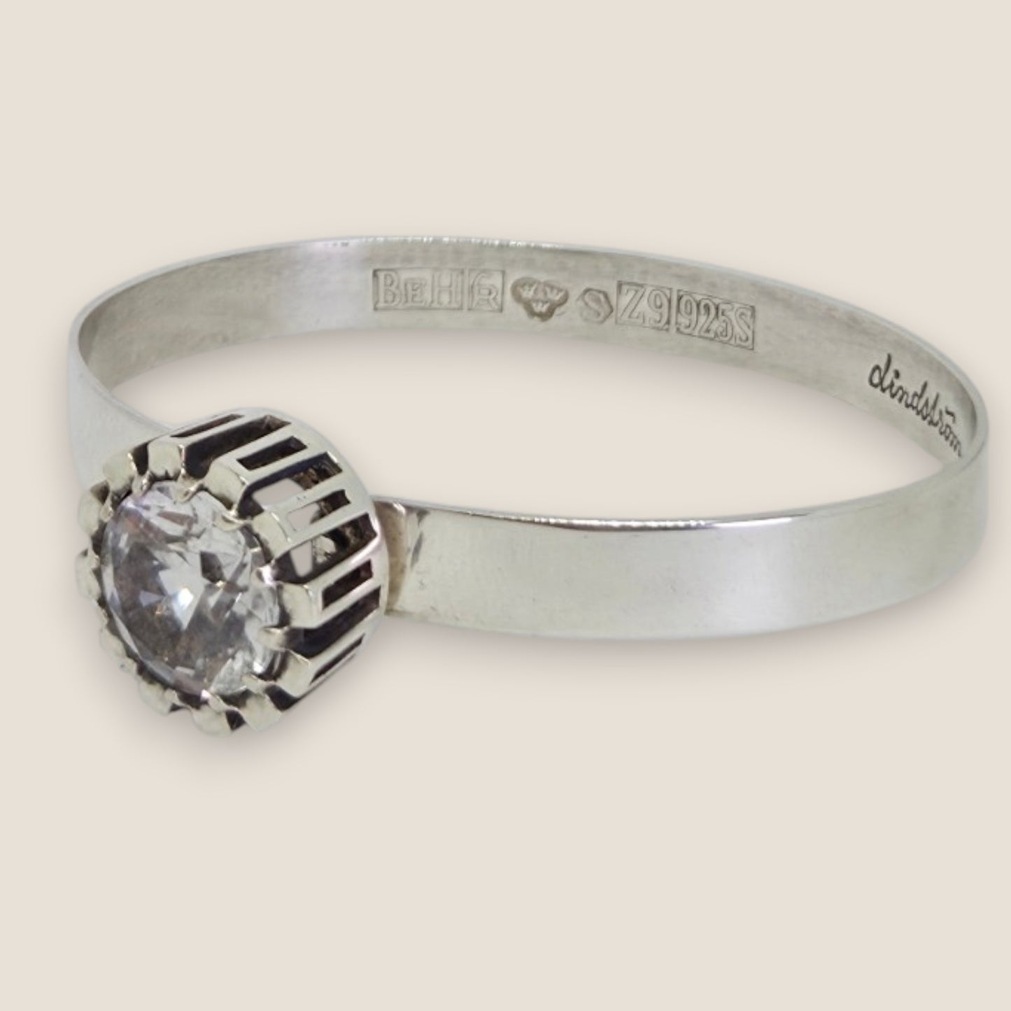 Åke Lindström For Bengt Hallberg, Sweden 1974. Sterling Silver Bangle