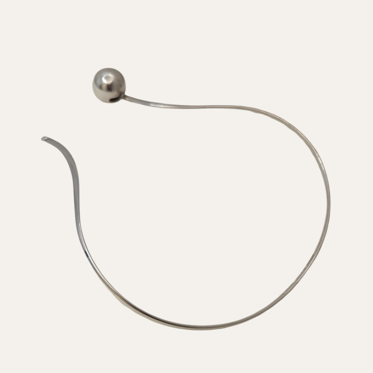 Alton Sterling Silver Torque, Neck ring, Sweden, 1974