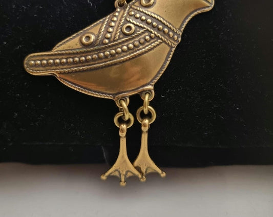 Kalevala koru bronze necklace