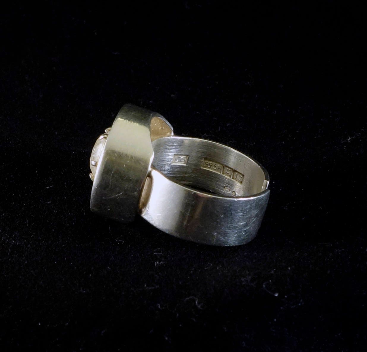 Kultaseppa Salovaara adjustable silver ring. Finnish design 1972