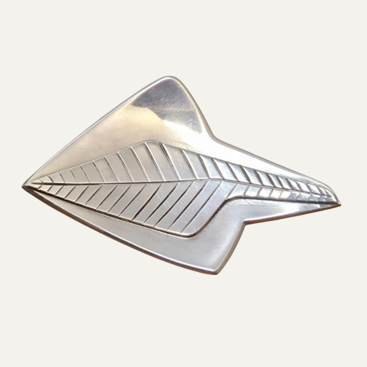 Birger Haglund for Michelsen, Sterling Silver Brooch, 1954 Sweden